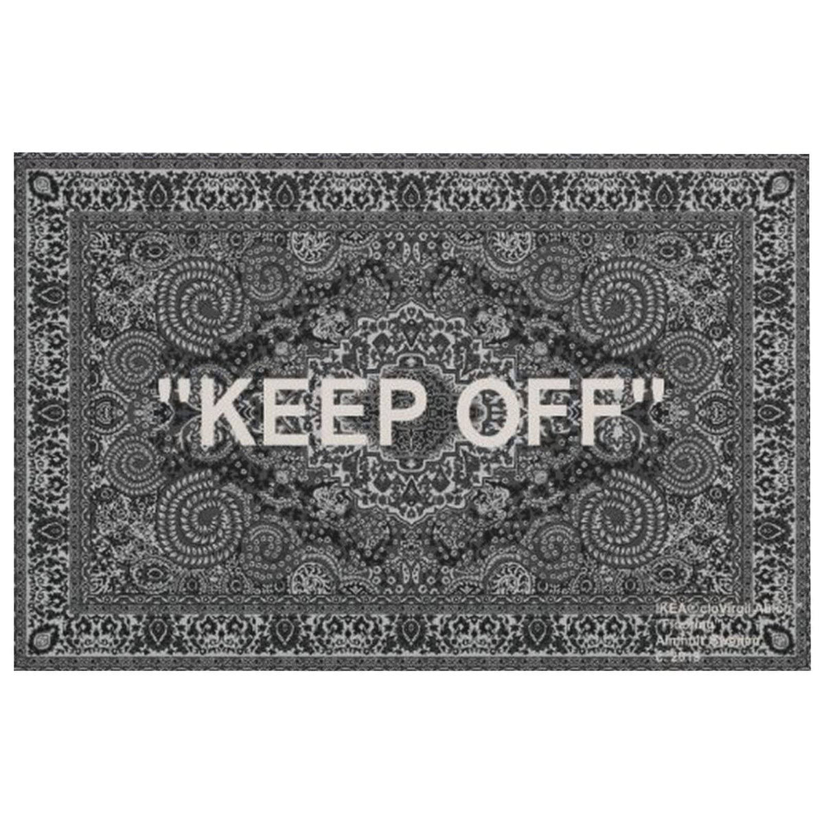 YIKUDU Keep Off Large Rugs Floor Mat Modern Carpet for Home Decoration Area Rug,Cozy Art Decoration Polyester Carpet 36 x 24 inch